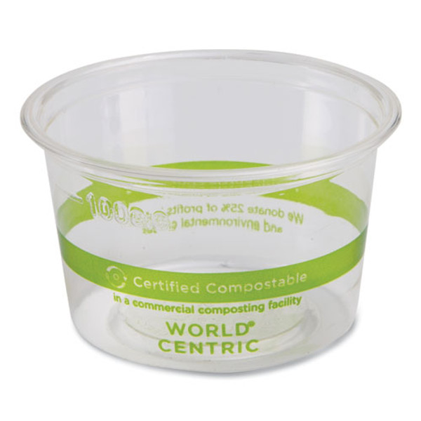 Pla Clear Cold Cups, 4 Oz, Plastic, Clear, 1,000/carton