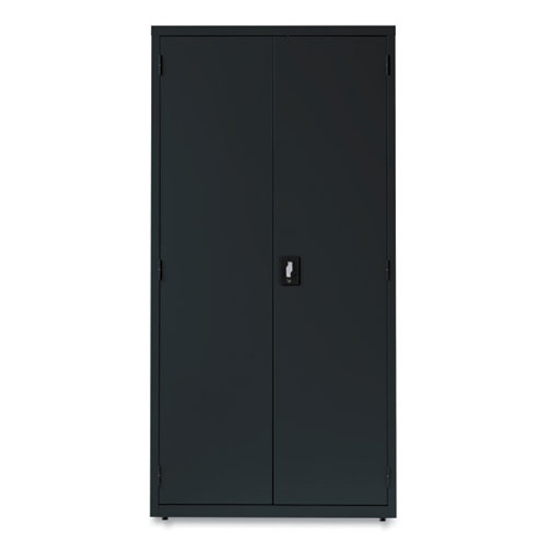 Fully Assembled Storage Cabinets, 5 Shelves, 36" X 18" X 72", Black
