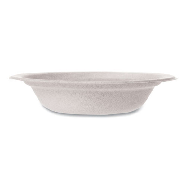 Nourish Molded Fiber Tableware, Bowl, 12 Oz, White, 1,000/carton