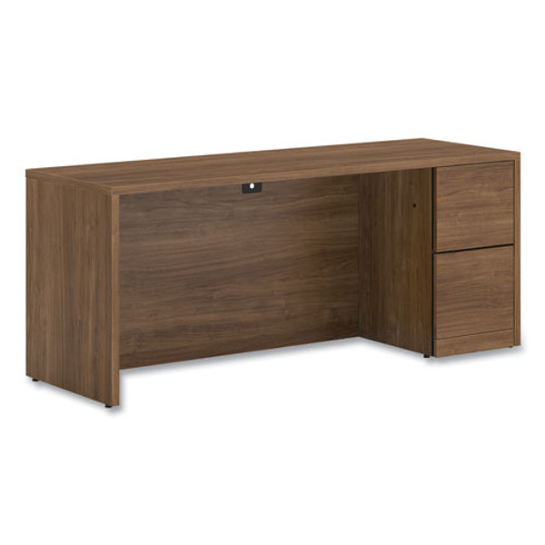 10500 Series Full-height Right Pedestal Credenza, 72" X 24" X 29.5", Pinnacle