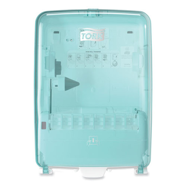 Washstation Dispenser, 12.56 X 10.57 X 18.09, Aqua/white