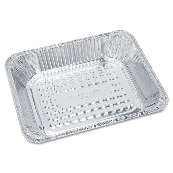 Aluminum Oblong Container, 1 Lb, 4.56 X 5.56 X 1.63, Silver, 1,000/carton