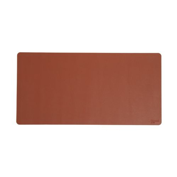 Vegan Leather Desk Pads, 31.5" X 15.7", Brown