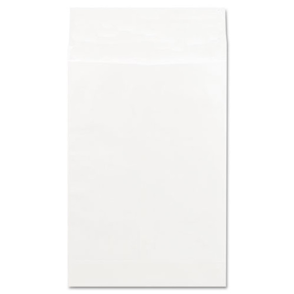 Deluxe Tyvek Expansion Envelopes, Open-end, 2" Capacity, #15 1/2, Square Flap, Self-adhesive Closure, 12 X 16, White, 100/box