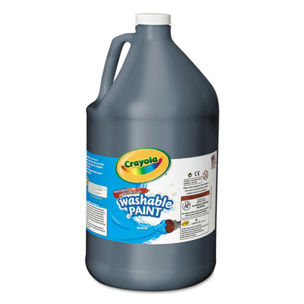 Washable Paint, Brown, 1 Gal Bottle