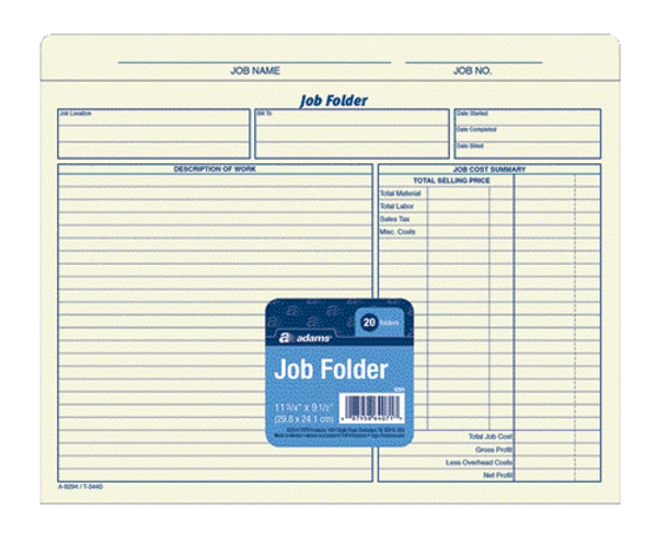 ABF9294ABF Job Folder, 20/PK