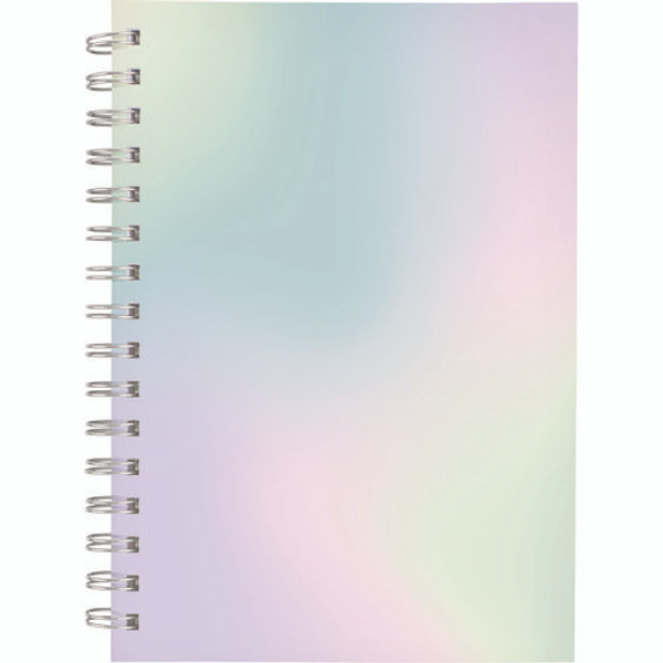 Ombre Weekly/monthly Planner, Colorful Cloud Artwork, 8.5" X 6.38", Multicolor Cover, 12-month (jan To Dec): 2025