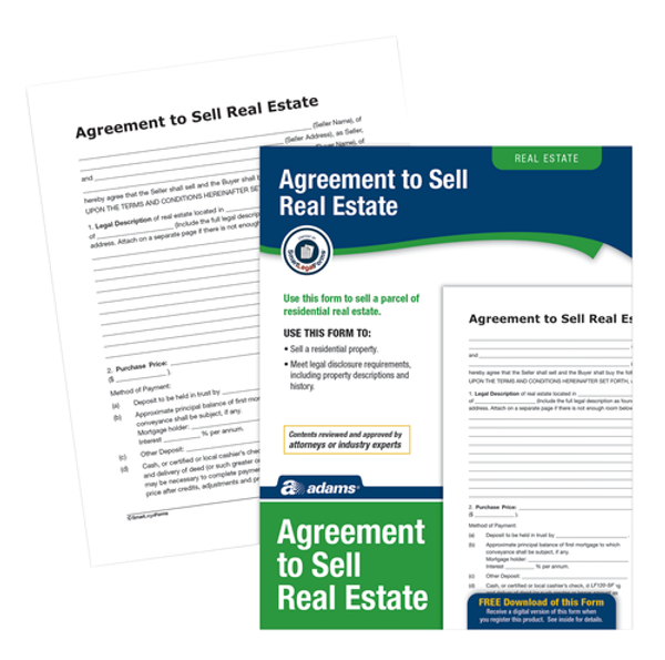 ABFLF120 Agreement To Sell Real Estate, Forms and Instructions