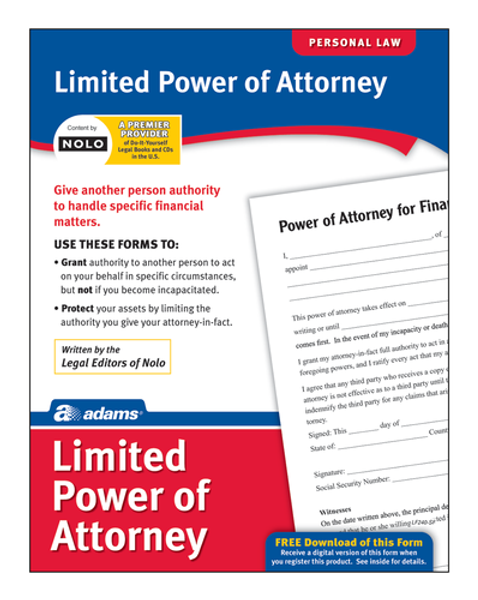 ABFLF240 Limited Power of Attorney, Forms and Instructions