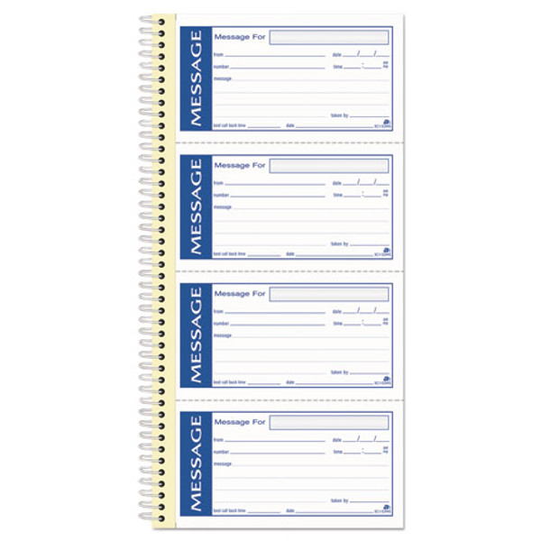 ABFSC1153WS Write 'n Stick®  Message Book, 2-Part, Carbonless, 4/PG, 200 ST/BK