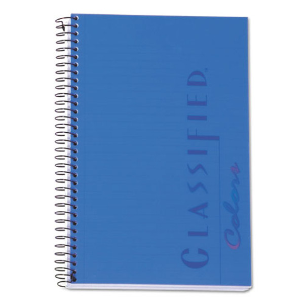 TOP73506 TOPS™ Poly Notebook, 5-1/2" x 8-1/2", Narrow Rule, Indigo Cover, 100 Sheets