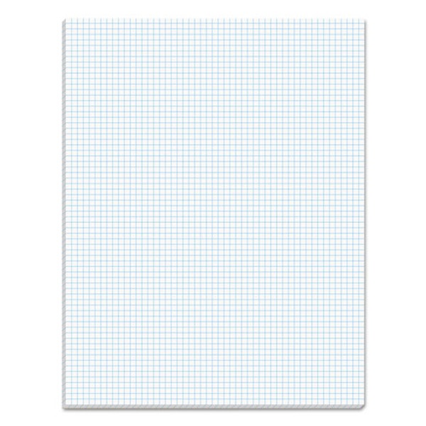 TOP33061 TOPS™ Graph Pads, 8-1/2" x 11", Glue Top, Graph Rule (6 x 6), 50 Sheets, 12 Pack