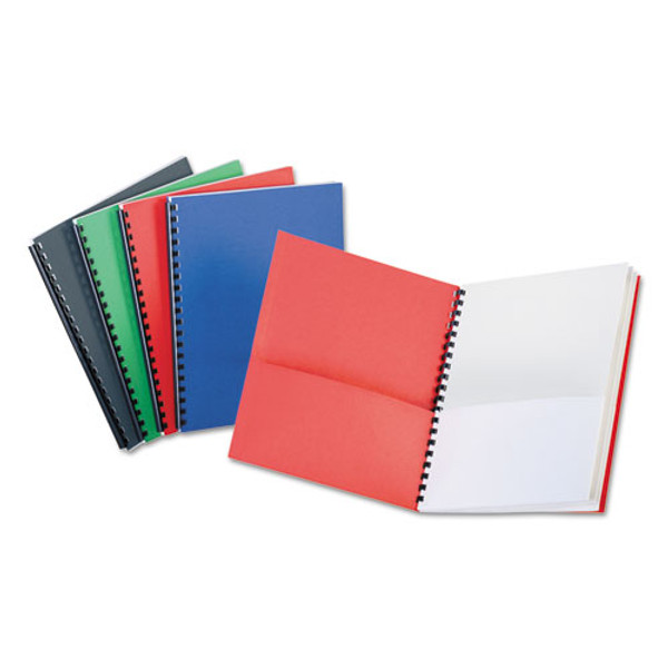 OXF99667 Paper 8-Pocket Folders, Letter Size, White Pockets/Assorted Covers