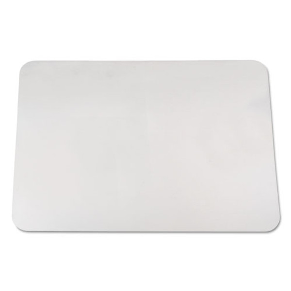 Krystalview Desk Pad With Antimicrobial Protection, Glossy Finish, 24 X 19, Clear