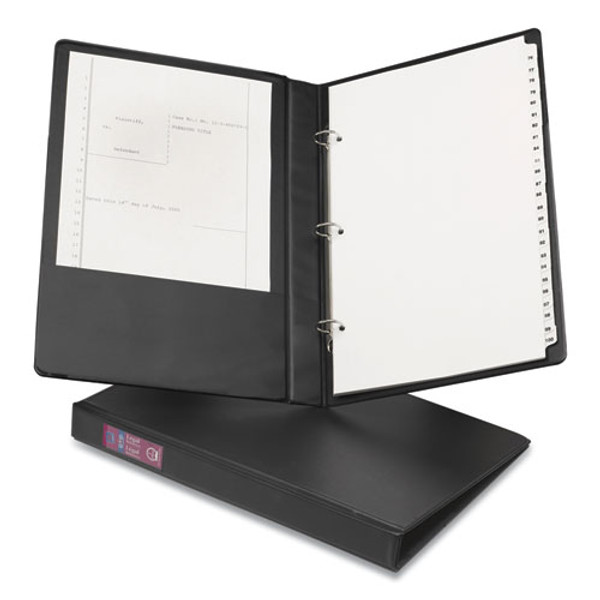 Legal Durable Non-view Binder With Round Rings, 3 Rings, 1" Capacity, 14 X 8.5, Black, (6400)