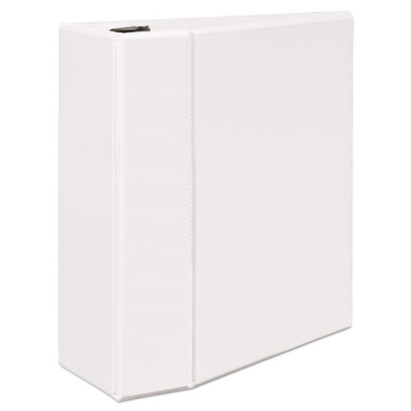 Durable View Binder With Durahinge And Ezd Rings, 3 Rings, 5" Capacity, 11 X 8.5, White, (9901)