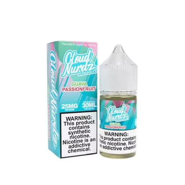 Cloud Nurdz Iced Salts Pink Guava 30ml Nic Salt
