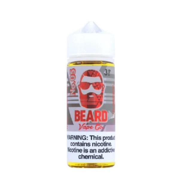 Beard Vape Co No.5 Eliquid - Strawberry Cheesecake