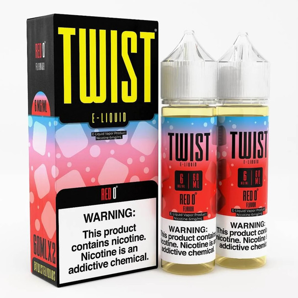 Twist e-Liquids Red 0 - 120ml Vape Juice