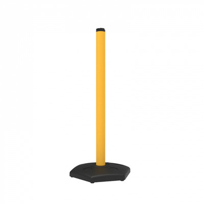 UPVC Post for pilot with 6.8kg Rubber base(YLW)