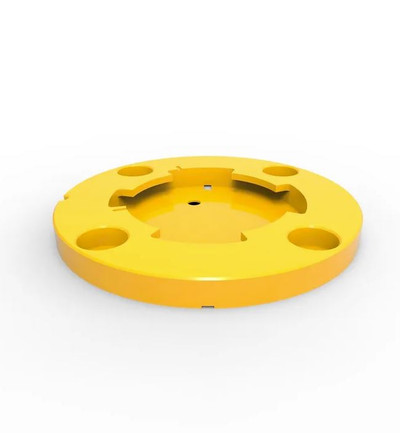 Cam-lok/Tee-lok 90mm diameter RECEIVER SHOE/storage unit (single post)