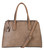 Jaime Khaki Designer-Inspired Adjustable Shoulder Bag Satchel Handbag Purse