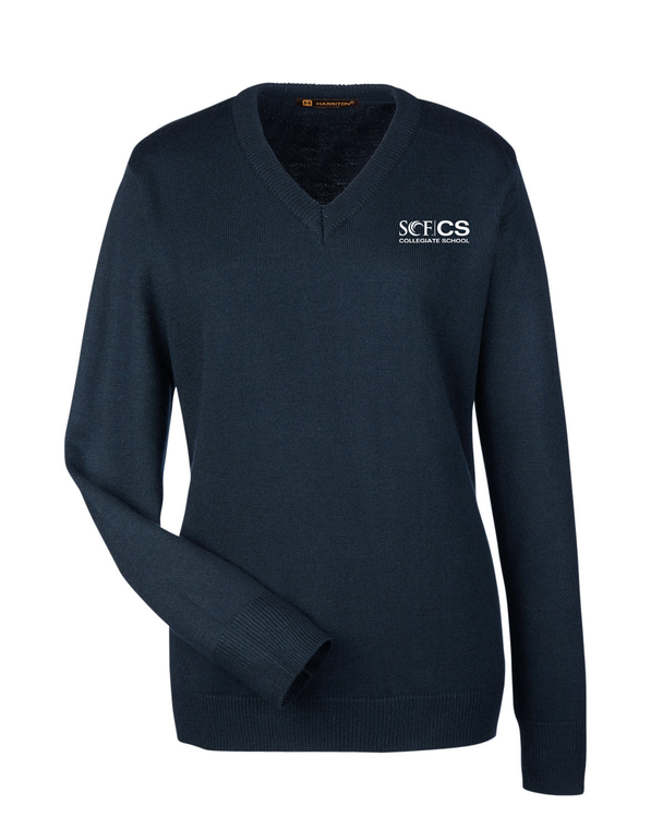 SCFCS Bradenton V-Neck Sweater - Ladies