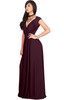 KOH KOH Wedding Bridesmaid Evening Maxi Dress Gown - NT229
