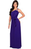 KOH KOH One Shoulder Cocktail Party Maxi Dress - NT157