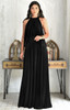 KOH KOH Long Bridesmaid Cocktail Maxi Dress Gown - NT337