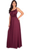 Elegant Sleeveless V Neck Flowy Evening Spring Belt Maxi Dress - NT327