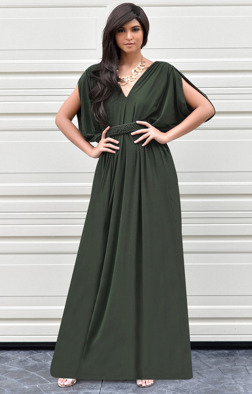 grecian maxi dress