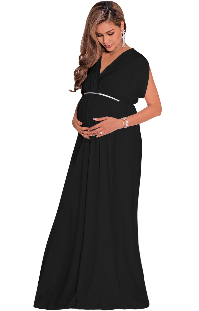 Alana Maternity Maxi Dress Snow Leopard - Maternity Wedding Dresses,  Evening Wear and Party Clothes by Tiffany Rose US