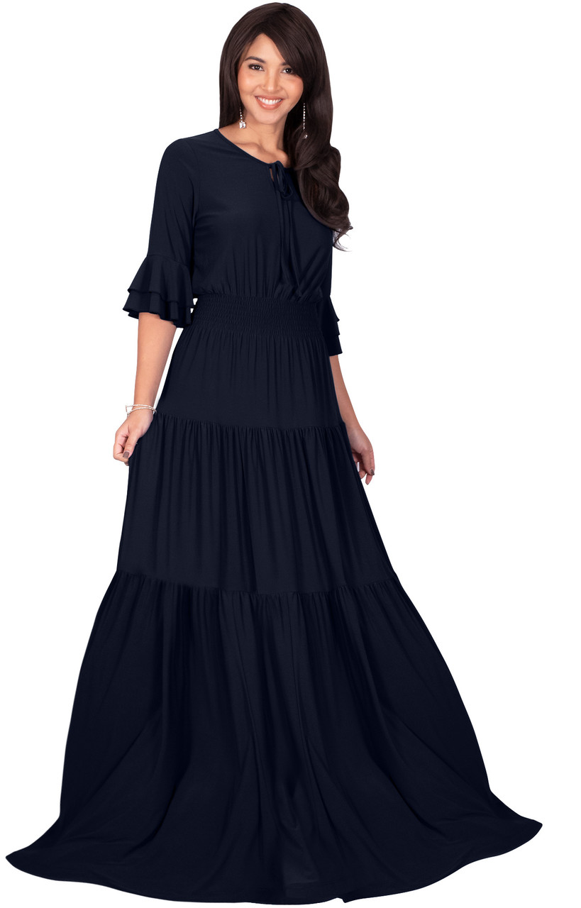 Flowy maxi sales dress casual