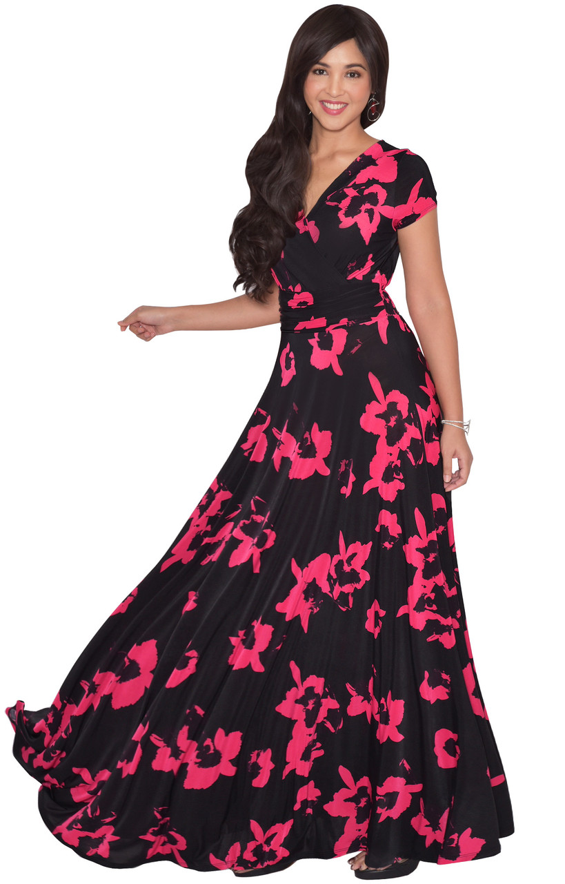 Casual Flower Print Maxi Dress – Trend Apparel Retail Inc