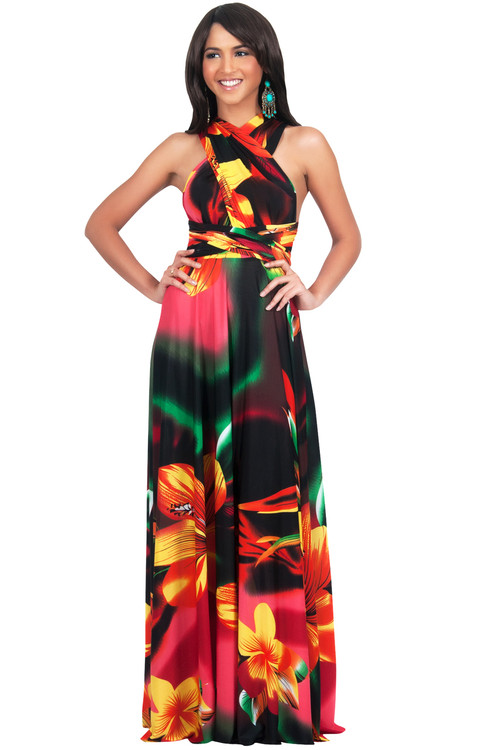 住まい/暮らし/子育て Floral Sexy Long Gown nt072green-_-multim1_1__95483.