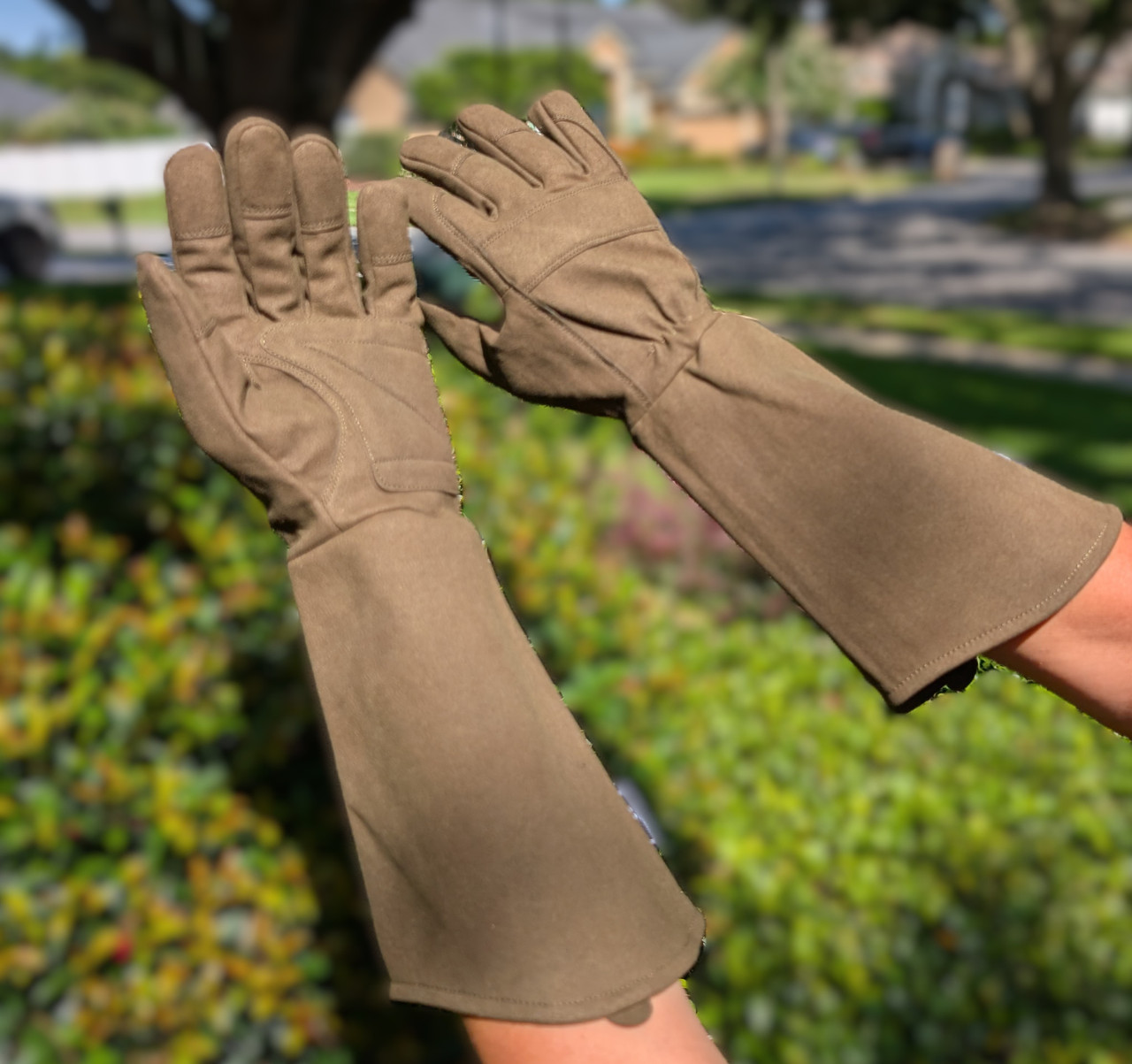 小物 WASHABLE LEATHER GLOVES-[BUSINESS] Comfort Pro Vegan Leather Gardening Gloves: Durable, Washable
