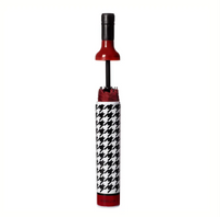 Happening Houndstooth Wine Bottle Umbrella