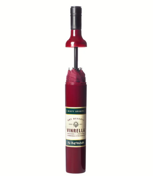 Burgundy Labeled Bottle Umbrella Burgundy Labeled Bottle Umbrella