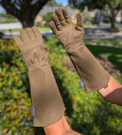 Comfort Pro’s Vegan Leather Gloves- Olive Green