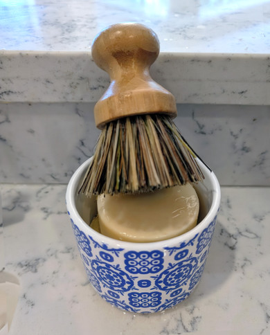 Ceramic Crock Soap Dish Italian Tile