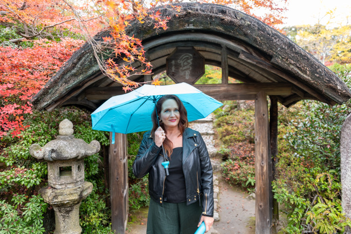 Vinrella Turquoise Umbrella in a Bottle