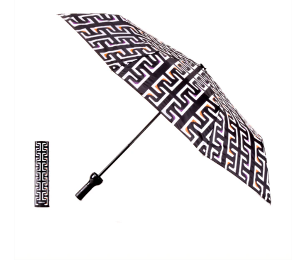 Vinrella Geometric Black Bottle Umbrella