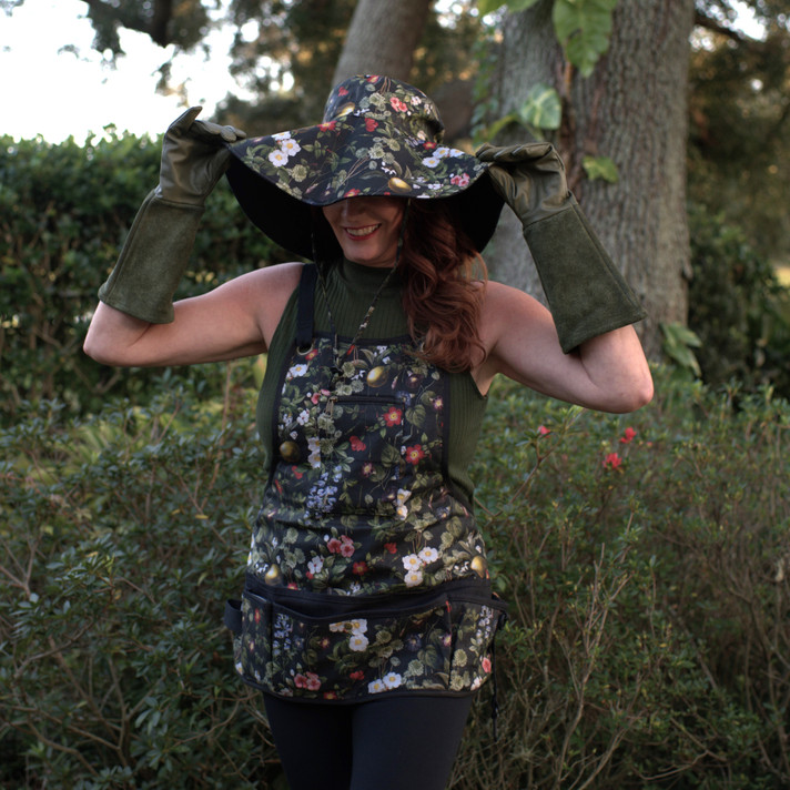 Midnight Bloom Gardening Hat