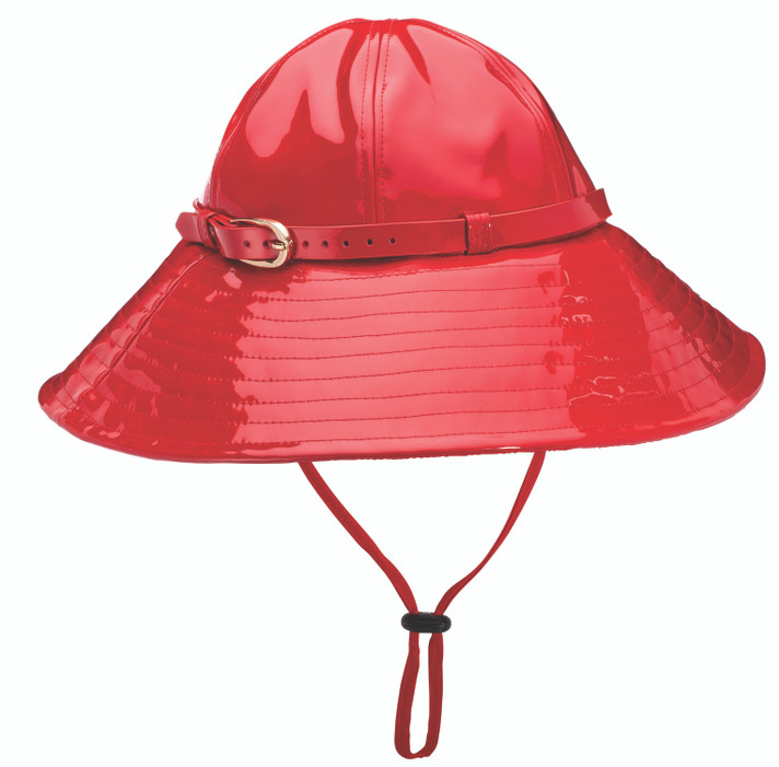 Vinrella Rain and Sun Hat - Red Patent