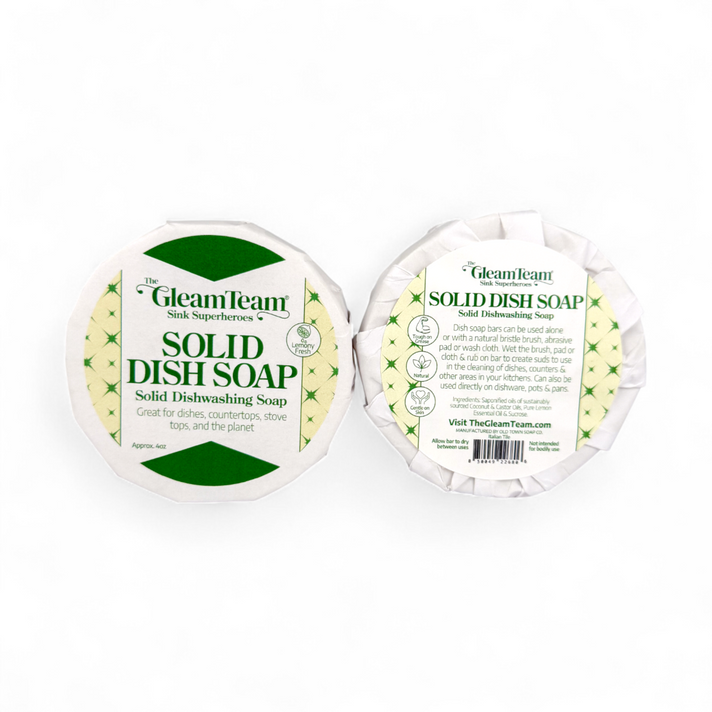 The Gleam Team Solid Dish Soap Bar