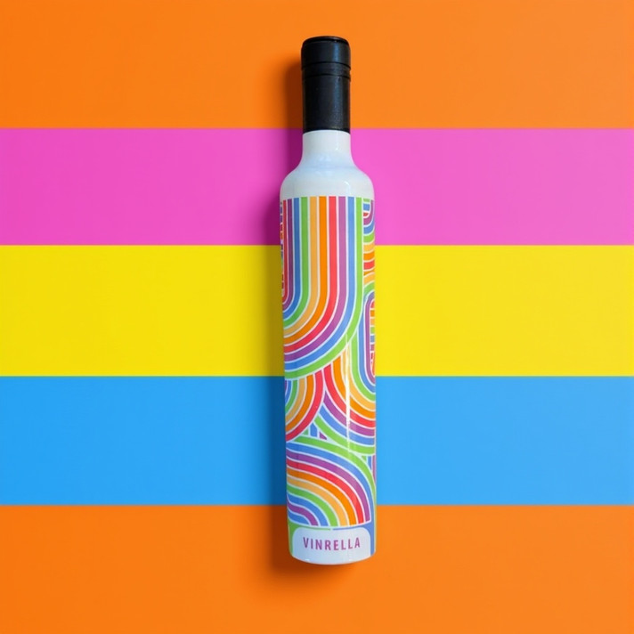 Vinrella Rainbow Reverie Umbrella in a Bottle