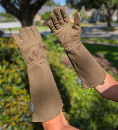 Comfort Pro Vegan Leather Gardening Gloves: Durable, Washable