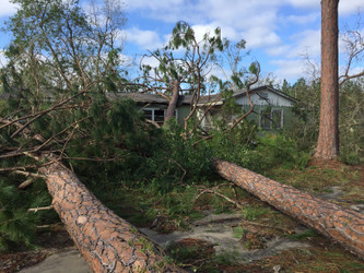Some pictures of Hurricane Michael damage to our property