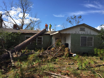 Our old family home damaged by Hurricane Michael